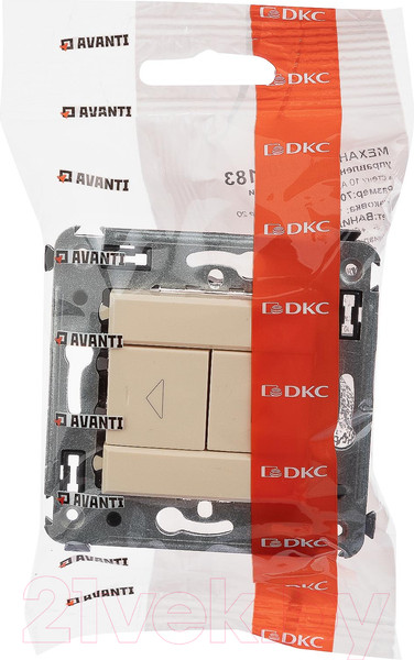 Изображение товара Выключатель DKC Avanti 4405183 (ванильная дымка)