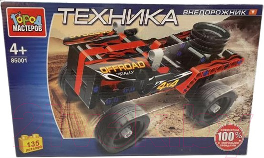 Изображение товара Конструктор Город мастеров Джип / 85001-KY (135эл)