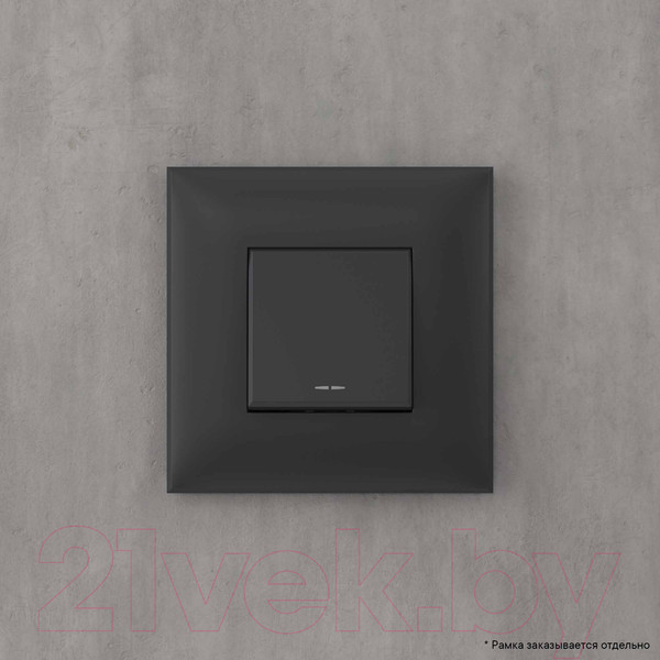 Изображение товара Выключатель DKC Avanti 4412123 (черный матовый)
