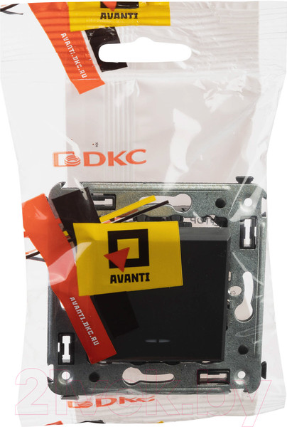 Изображение товара Выключатель DKC Avanti 4412123 (черный матовый)