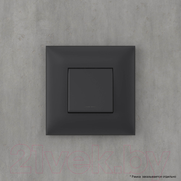 Изображение товара Выключатель DKC Avanti 4412153 (черный матовый)