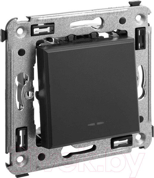 Изображение товара Выключатель DKC Avanti 4412153 (черный матовый)