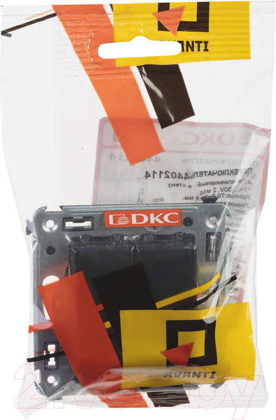 Изображение товара Выключатель DKC Avanti 4402114 (черный квадрат)