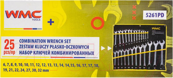 Изображение товара Набор ключей WMC Tools WMC-5261PD