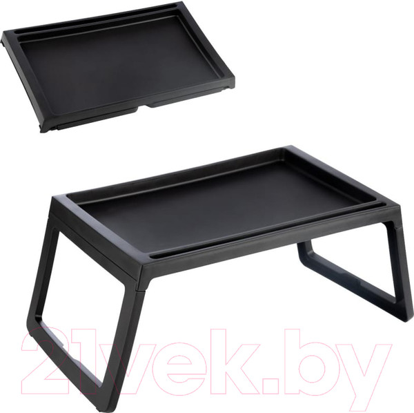 Изображение товара Поднос-столик Рыжий кот Skandi 104916 (черный)