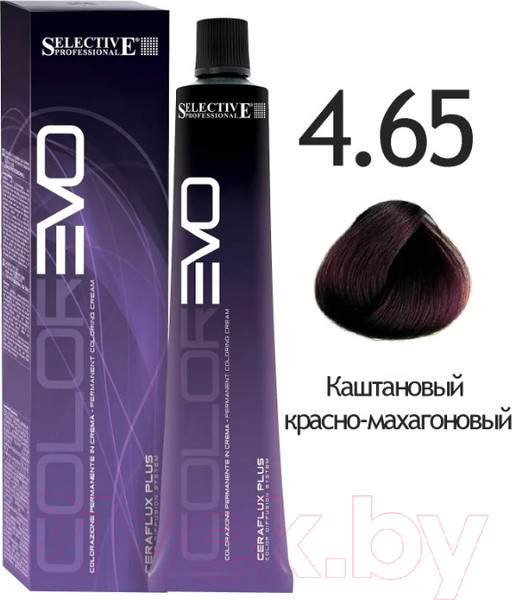 Изображение товара Крем-краска для волос Selective Professional Colorevo 4.65 / 84465 (100мл, каштановый темный шоколад)