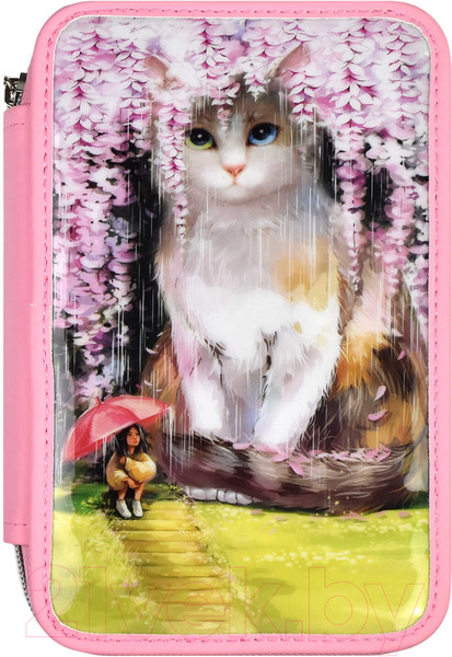 Изображение товара Пенал Феникс+ Кот в сакуре / 63002