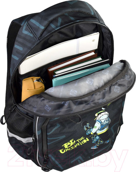 Изображение товара Школьный рюкзак Феникс+ Пингвин-сноубордист / 61258