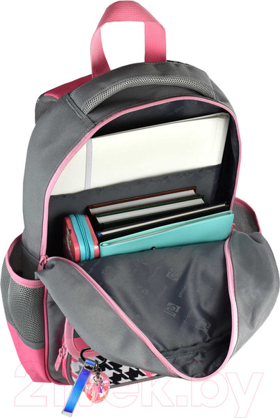 Изображение товара Школьный рюкзак Феникс+ Девочка с бантом / 61413