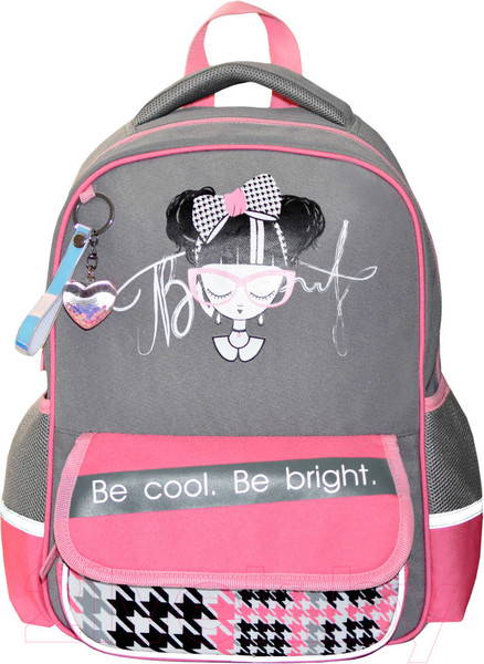 Изображение товара Школьный рюкзак Феникс+ Девочка с бантом / 61413