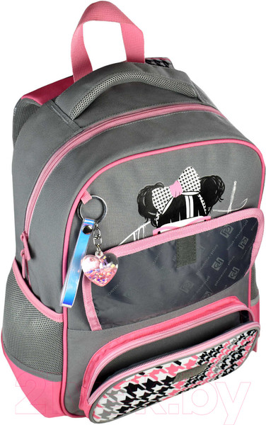 Изображение товара Школьный рюкзак Феникс+ Девочка с бантом / 61413