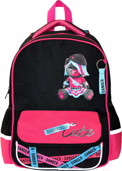 Изображение товара Школьный рюкзак Феникс+ Плюшевый мишка / 61414