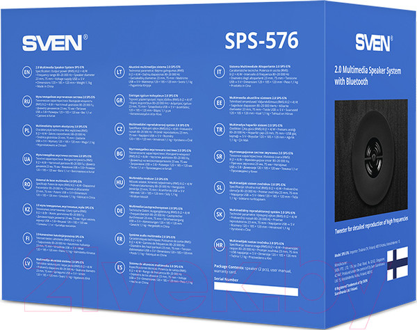 Изображение товара Мультимедиа акустика Sven SPS-576 (черный)