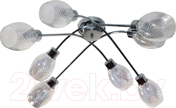 Изображение товара Люстра Элетех 21267-3/8 НПБ 01-8х40-110 Е14 / 1005404903