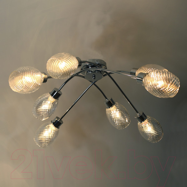 Изображение товара Люстра Элетех 21267-3/8 НПБ 01-8х40-110 Е14 / 1005404903