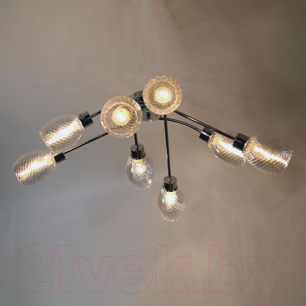 Изображение товара Люстра Элетех 21267-3/8 НПБ 01-8х40-110 Е14 / 1005404903