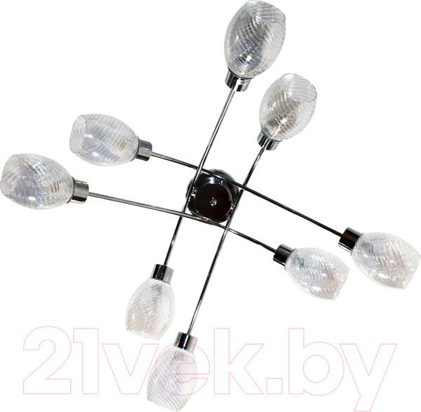 Изображение товара Люстра Элетех 21267-3/8 НПБ 01-8х40-110 Е14 / 1005404903