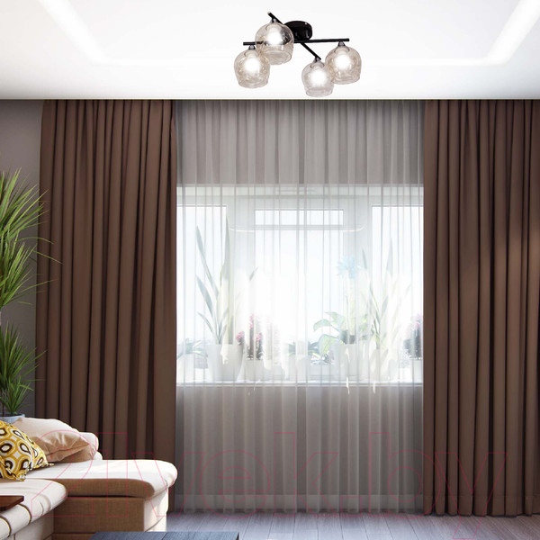 Изображение товара Люстра Элетех 21271В-4/4 НПБ 01-4х60-126 Е27 / 1005404910