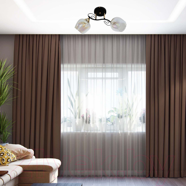 Изображение товара Потолочный светильник Элетех 21295-9/2 НПБ 01-2х60-135 Е27 / 1005404929