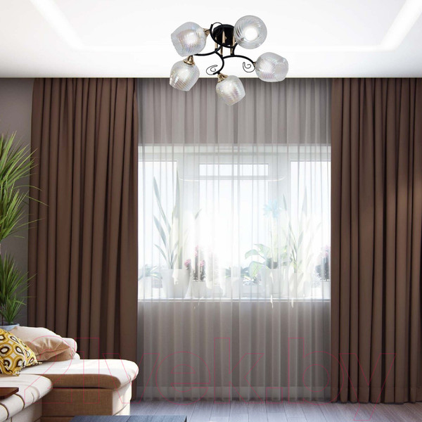 Изображение товара Люстра Элетех 21295-9/5 НПБ 01-5х60-155 Е27 / 1005404931