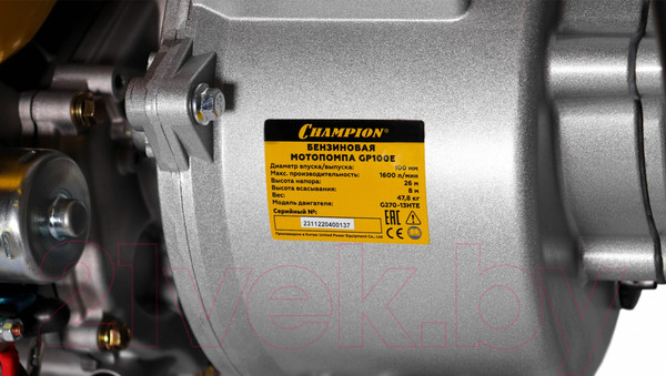 Изображение товара Мотопомпа Champion GP100E