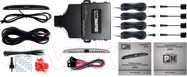 Изображение товара Парковочный радар ParkMaster 34U-4-A (Black)