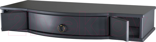 Изображение товара Консольный столик Мебелик Берже 15 (серый графит)