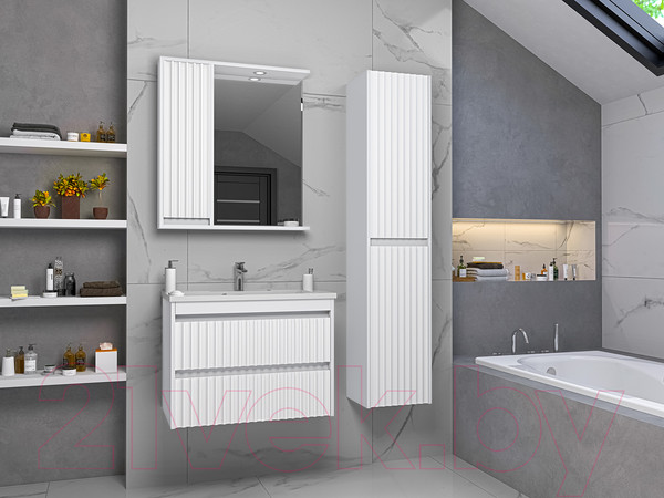 Изображение товара Тумба под умывальник Brevita Balaton 90 / BAL-06090-01-01П2Я