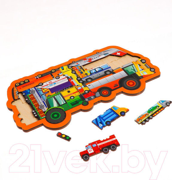 Изображение товара Развивающая игра Лесная мастерская Головоломка Спецтранспорт / 6537180
