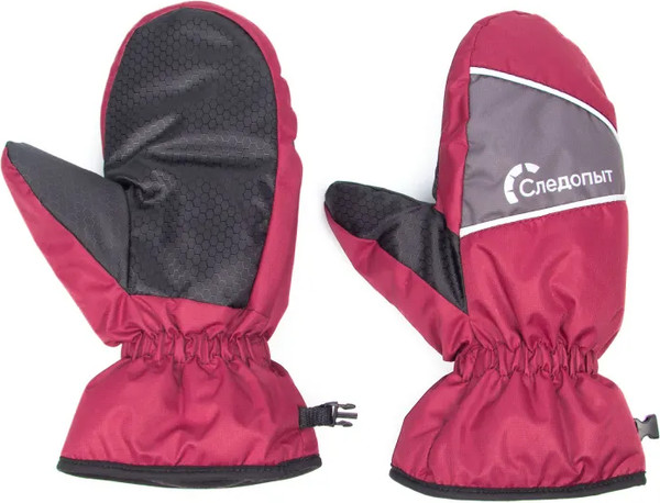 Изображение товара Варежки для охоты и рыбалки Сибирский Следопыт Outdoor PF-GL19 (L, бордовый/черный)