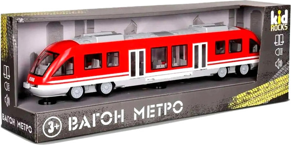 Изображение товара Поезд игрушечный Kid Rocks Вагон метро / YK-2107