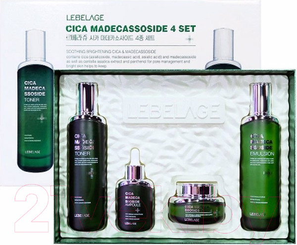 Изображение товара Набор косметики для лица Lebelage Cica Madecassoside 4 Set