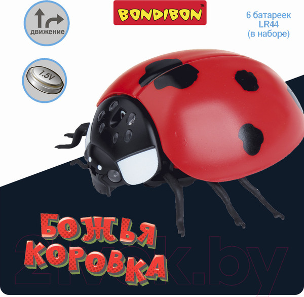 Изображение товара Игрушка на пульте управления Bondibon Божья коровка / ВВ5910