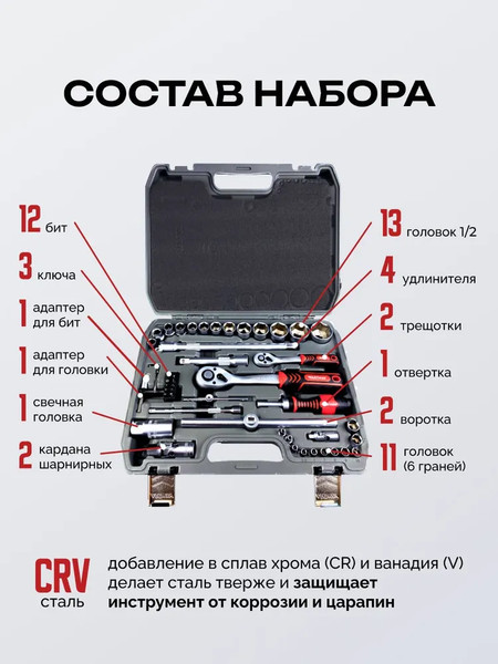 Изображение товара Универсальный набор инструментов Artway ATL0052