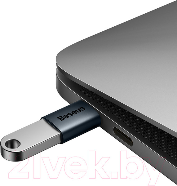 Изображение товара Адаптер Baseus Ingenuity Series Mini OTG Adaptor Type-C to USB-A 3.1 /ZJJQ00003 (синий)