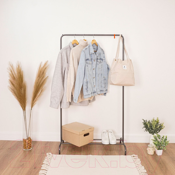 Изображение товара Стойка для одежды ЗМИ Радуга 1 / ВНП 298 (графит)