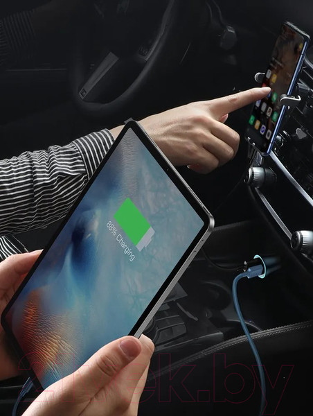 Изображение товара Зарядное устройство автомобильное Baseus TZCCJD-A0G (темно-серый)