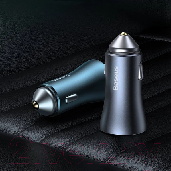 Изображение товара Зарядное устройство автомобильное Baseus TZCCJD-A0G (темно-серый)