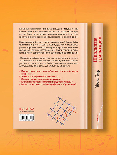 Изображение товара Книга Никея Школьные траектории. Как дать детям образов. и избежать крайн. (Собур Д.)