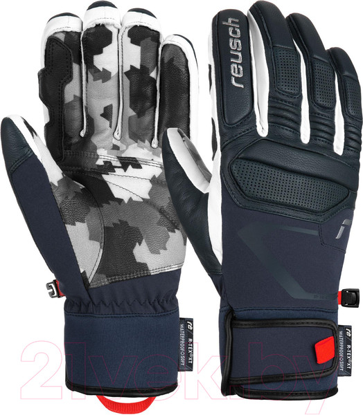 Изображение товара Перчатки лыжные Reusch Alexis Pinturault / 6201113-4477 (р-р 10, Dress Blue/Grey Camo)