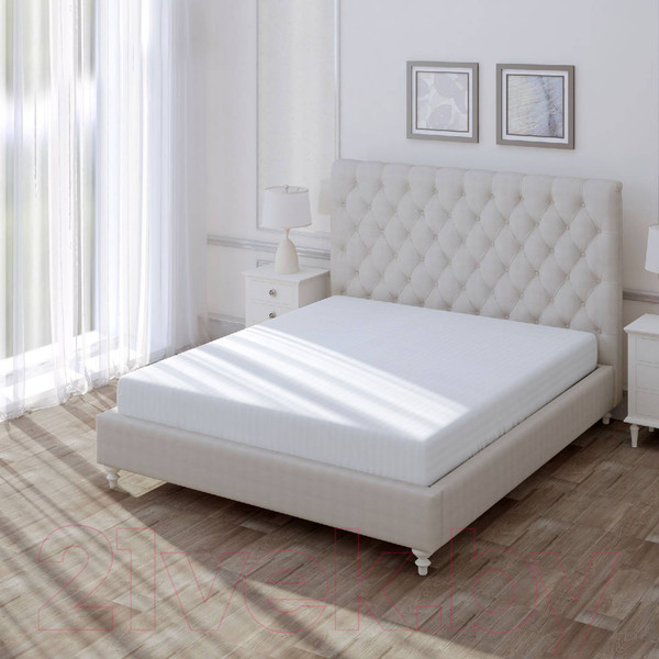 Изображение товара Простыня Волшебная ночь Волшебная ночь Warm White ВНрез 160/200 8709/2