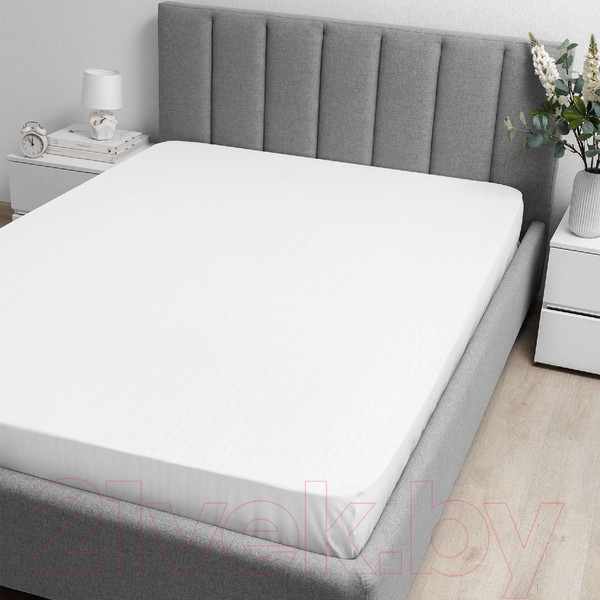 Изображение товара Простыня Волшебная ночь Волшебная ночь Warm White ВНрез 160/200 8709/2