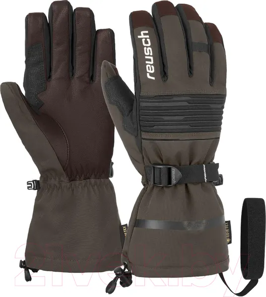 Изображение товара Перчатки лыжные Reusch Isidro Gtx Burnt / 4901319-5499 (р-р 9.5, Olive/Dark Brown)