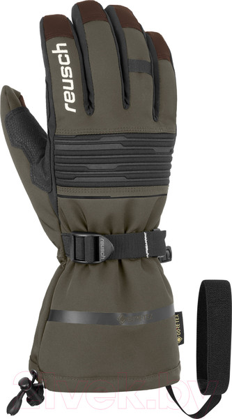 Изображение товара Перчатки лыжные Reusch Isidro Gtx Burnt / 4901319-5499 (р-р 10, Olive/Dark Brown)