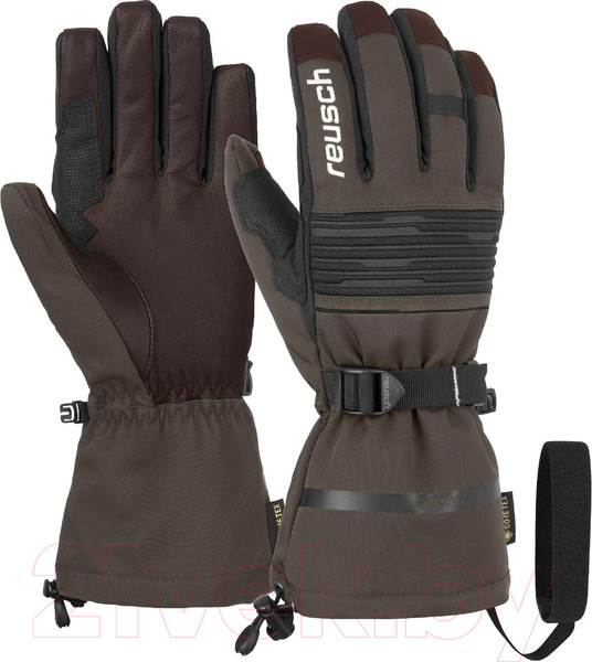 Изображение товара Перчатки лыжные Reusch Isidro Gtx Burnt / 4901319-5499 (р-р 10, Olive/Dark Brown)