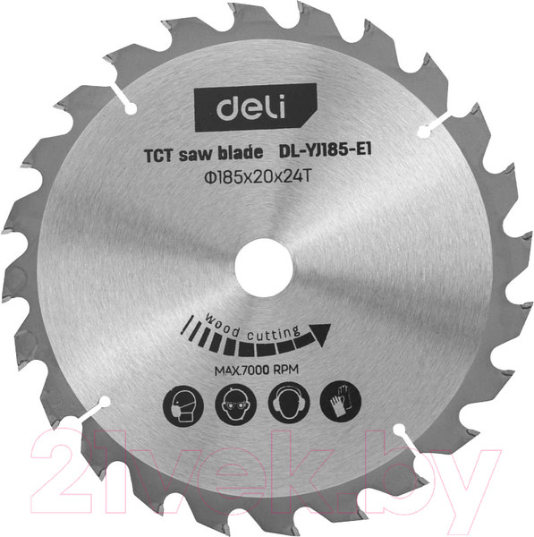 Изображение товара Дисковая пила Deli DL-YJ185-E1