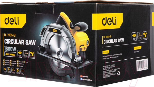 Изображение товара Дисковая пила Deli DL-YJ185-E1