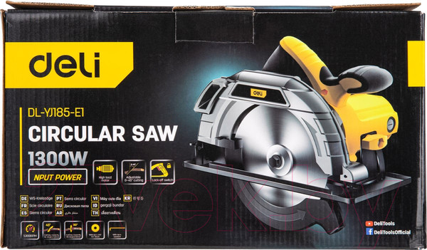 Изображение товара Дисковая пила Deli DL-YJ185-E1