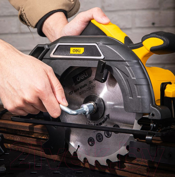 Изображение товара Дисковая пила Deli DL-YJ185-E1