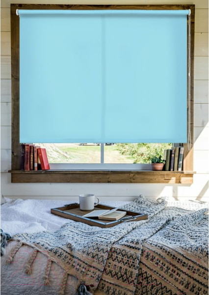 Изображение товара Рулонная штора Эскар Лайт 90x160 / 76830901601 (бирюзовый)